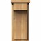 Ekena Millwork Huntington Rough Sawn Corbel w/Backplate, Western Red Cedar, 8"W x 10"D x 18"H COR08X10X18HUN01RWR - alternate 2